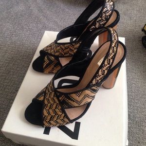 Schutz Dolorcita Heels Woven